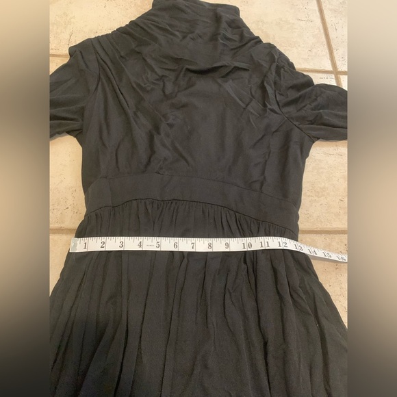 Vintage Milli Hamilton Canada Black Turtleneck Maxi Gown - Size 14 - Picture 5 of 7